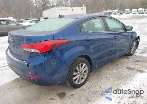 2016 Hyundai Elantra Se from USA, damaged, VIN 5NPDH4AEXGH680417